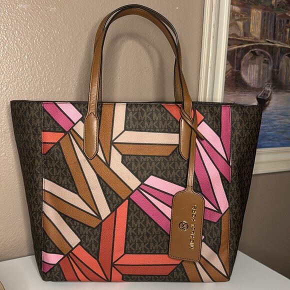 Michael Kors Sinclair Logo LG Tote - Picture 1 of 11